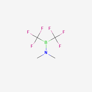 Boranamine, N,N-dimethyl-1,1-bis(trifluoromethyl)-