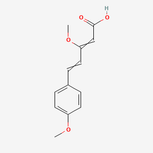 3-Methoxy-5-(4-methoxyphenyl)penta-2,4-dienoic acid