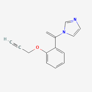 1-(1-{2-[(Prop-2-yn-1-yl)oxy]phenyl}ethenyl)-1H-imidazole