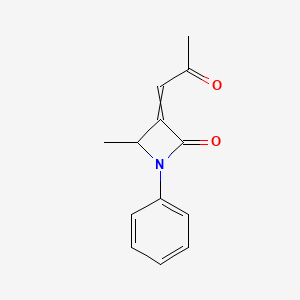 4-Methyl-3-(2-oxopropylidene)-1-phenylazetidin-2-one