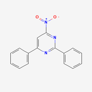 4-Nitro-2,6-diphenylpyrimidine