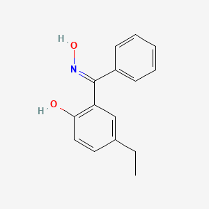 4-ethyl-2-[(E)-N-hydroxy-C-phenylcarbonimidoyl]phenol