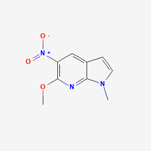 1-Methyl-6-methoxy-5-nitro-7-azaindole