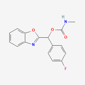 (1,3-Benzoxazol-2-yl)(4-fluorophenyl)methyl N-methylcarbamate