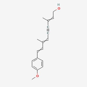 9-(4-Methoxyphenyl)-3,7-dimethylnona-2,6,8-trien-4-yn-1-ol