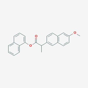 molecular formula C24H20O3 B1431651 1-Naphthyl 2-(6-Methoxy-2-naphthyl)propanoate CAS No. 1385694-62-1