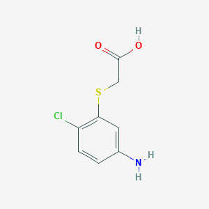 [(5-Amino-2-chlorophenyl)sulfanyl]acetic acid