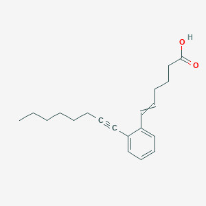 6-[2-(Oct-1-yn-1-yl)phenyl]hex-5-enoic acid