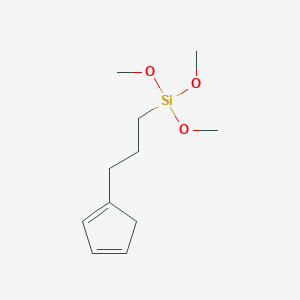 [3-(Cyclopenta-1,3-dien-1-yl)propyl](trimethoxy)silane