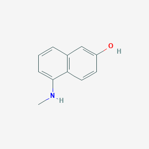 molecular formula C11H11NO B1431657 5-(Methylamino)naphthalen-2-ol CAS No. 377734-60-6