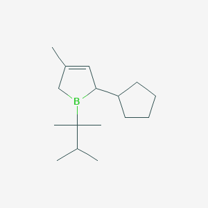 2-Cyclopentyl-1-(2,3-dimethylbutan-2-yl)-4-methyl-2,5-dihydro-1H-borole