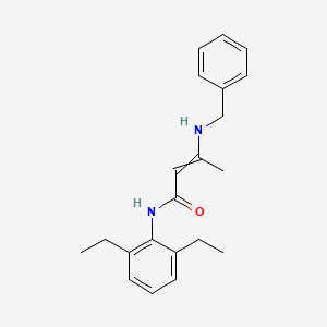 3-(Benzylamino)-N-(2,6-diethylphenyl)but-2-enamide