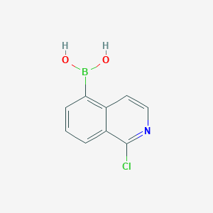 molecular formula C9H7BClNO2 B1431661 (1-Chloroisoquinolin-5-yl)boronic acid CAS No. 2096338-36-0