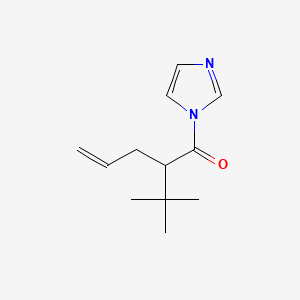 B14316912 2-Tert-butyl-1-(1h-imidazol-1-yl)pent-4-en-1-one CAS No. 110577-48-5