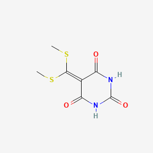 2,4,6(1H,3H,5H)-Pyrimidinetrione, 5-[bis(methylthio)methylene]-