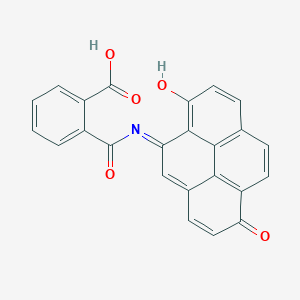 2-[(3,8-Dioxo-3,8-dihydropyren-4-YL)carbamoyl]benzoic acid