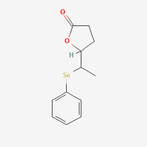 5-[1-(Phenylselanyl)ethyl]oxolan-2-one