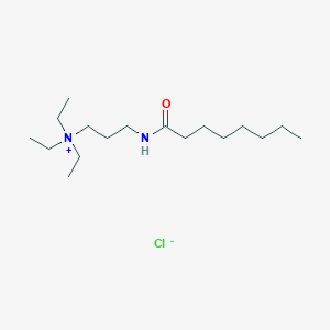 N,N,N-Triethyl-3-(octanoylamino)propan-1-aminium chloride