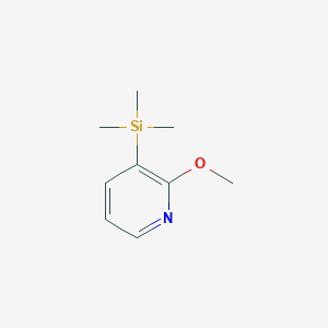 molecular formula C9H15NOSi B14316983 2-Methoxy-3-(trimethylsilyl)pyridine CAS No. 112197-01-0