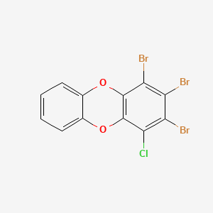 Dibenzo(b,e)(1,4)dioxin, tribromochloro-