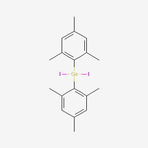 Diiodobis(2,4,6-trimethylphenyl)germane