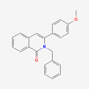 1(2H)-Isoquinolinone, 3-(4-methoxyphenyl)-2-(phenylmethyl)-