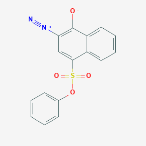 1-Naphthalenesulfonic acid, 3-diazo-3,4-dihydro-4-oxo-, phenyl ester