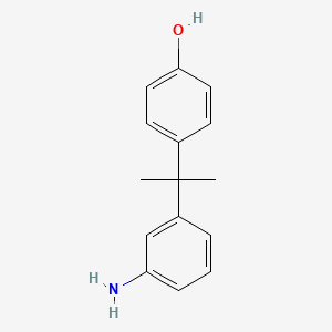 4-[2-(3-Aminophenyl)propan-2-yl]phenol