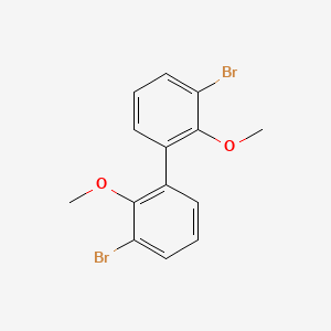 B14317394 2,2'-Dimethoxy-3,3'-dibromobiphenyl CAS No. 110569-96-5