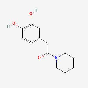 2-(3,4-Dihydroxyphenyl)-1-(piperidin-1-yl)ethan-1-one