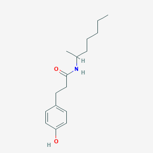 N-(Heptan-2-YL)-3-(4-hydroxyphenyl)propanamide