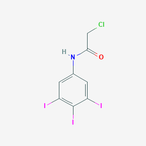 2-Chloro-N-(3,4,5-triiodophenyl)acetamide