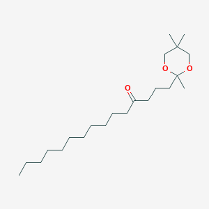 1-(2,5,5-Trimethyl-1,3-dioxan-2-YL)pentadecan-4-one