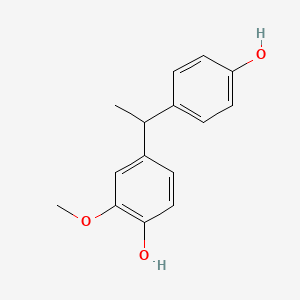 4-[1-(4-Hydroxyphenyl)ethyl]-2-methoxyphenol