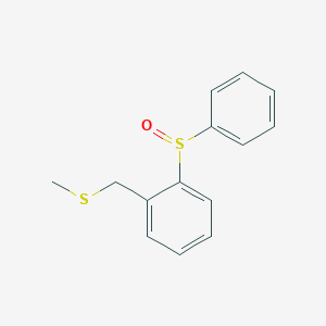 1-(Benzenesulfinyl)-2-[(methylsulfanyl)methyl]benzene