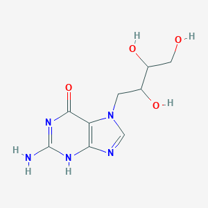 B143185 2-amino-7-(2,3,4-trihydroxybutyl)-3H-purin-6-one CAS No. 93905-80-7