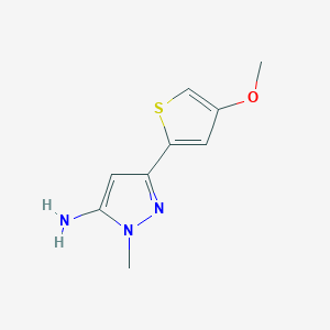 3-(4-methoxythiophen-2-yl)-1-methyl-1H-pyrazol-5-amine