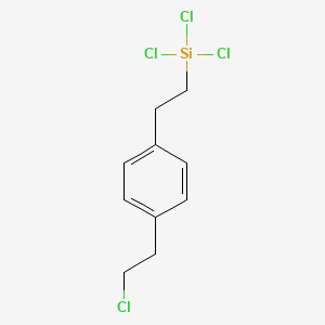 Trichloro{2-[4-(2-chloroethyl)phenyl]ethyl}silane