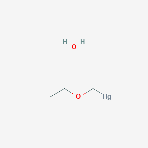 Ethoxymethylmercury;hydrate