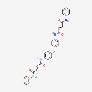 N~1~,N~1'~-[Methylenedi(4,1-phenylene)]bis(N~4~-phenylbut-2-enediamide)