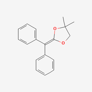 2-(Diphenylmethylidene)-4,4-dimethyl-1,3-dioxolane