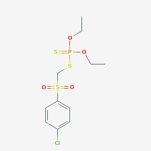 molecular formula C11H16ClO4PS3 B143187 卡波酚硫砜 CAS No. 16662-85-4