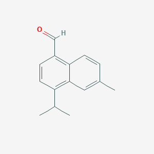 6-Methyl-4-(propan-2-yl)naphthalene-1-carbaldehyde