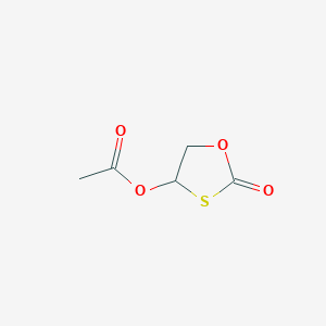 2-Oxo-1,3-oxathiolan-4-yl acetate