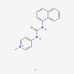 1-Methyl-4-{[(naphthalen-1-yl)carbamoyl]amino}pyridin-1-ium iodide