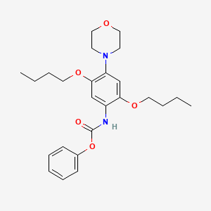 Phenyl [2,5-dibutoxy-4-(morpholin-4-yl)phenyl]carbamate