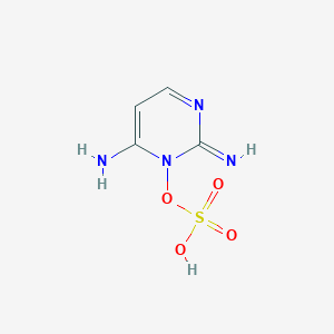 2-Imino-3-(sulfooxy)-2,3-dihydropyrimidin-4-amine