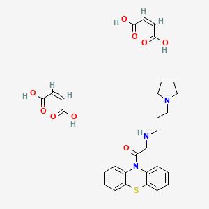 10-(N-(3-(1-Pyrrolidinyl)propyl)glycyl)phenothiazine dimaleate