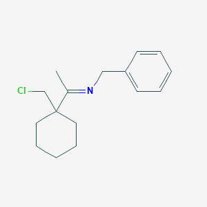 (1E)-N-Benzyl-1-[1-(chloromethyl)cyclohexyl]ethan-1-imine