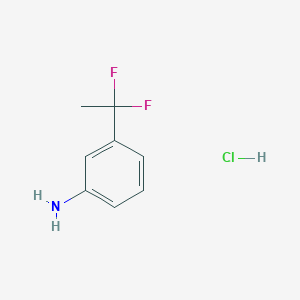 3-(1,1-Difluoroethyl)aniline hydrochloride